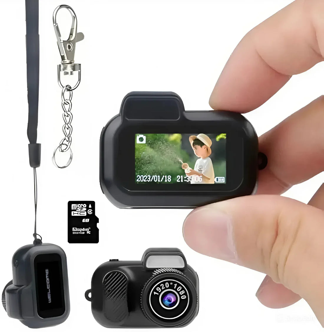 Mini Keychain Camera: Compact Power in Your Pocket!