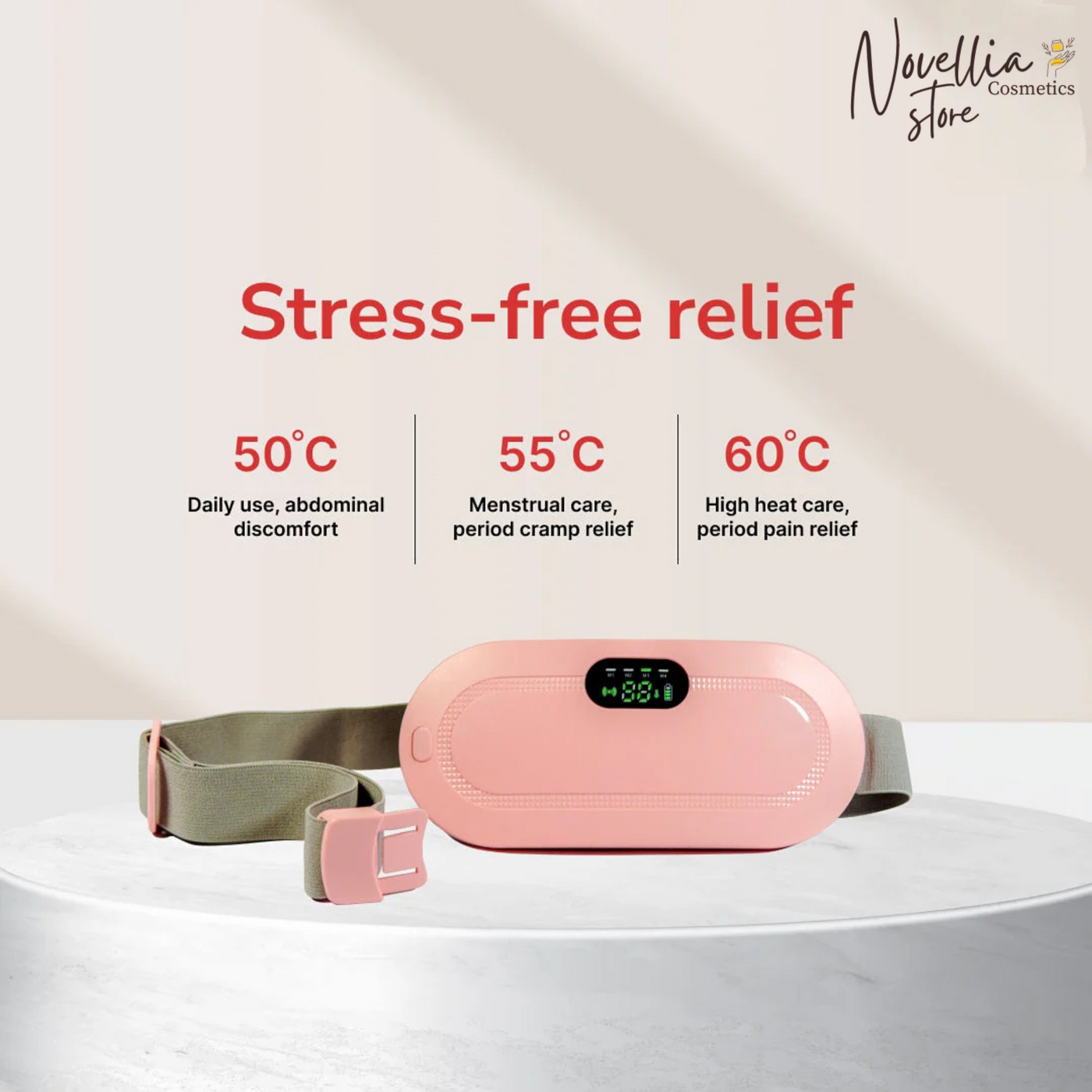 Portable Cordless Heating Pad For Period Pain Relief,Rechargeable Heating Pad