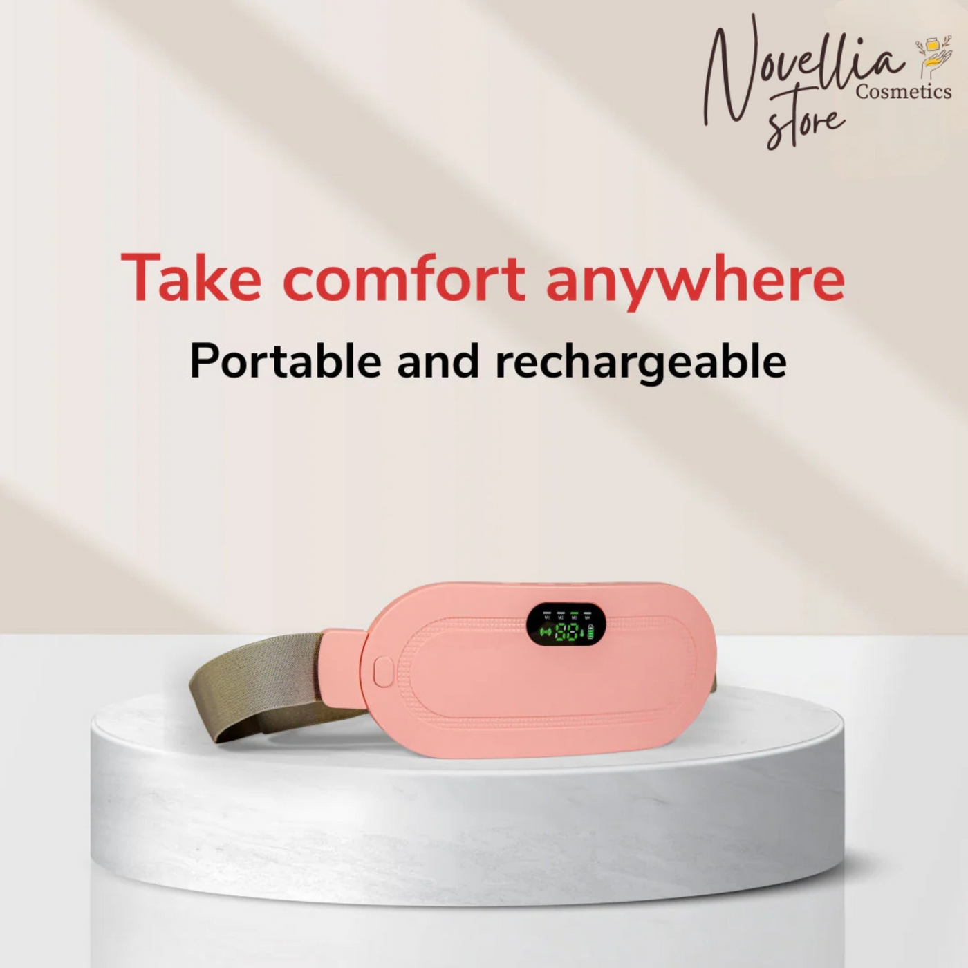 Portable Cordless Heating Pad For Period Pain Relief,Rechargeable Heating Pad